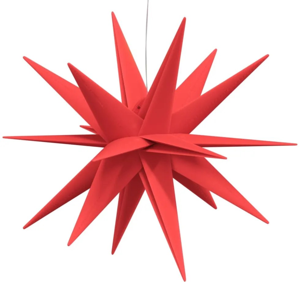 összecsukható piros karácsonyi lámpa LED-del 43 cm