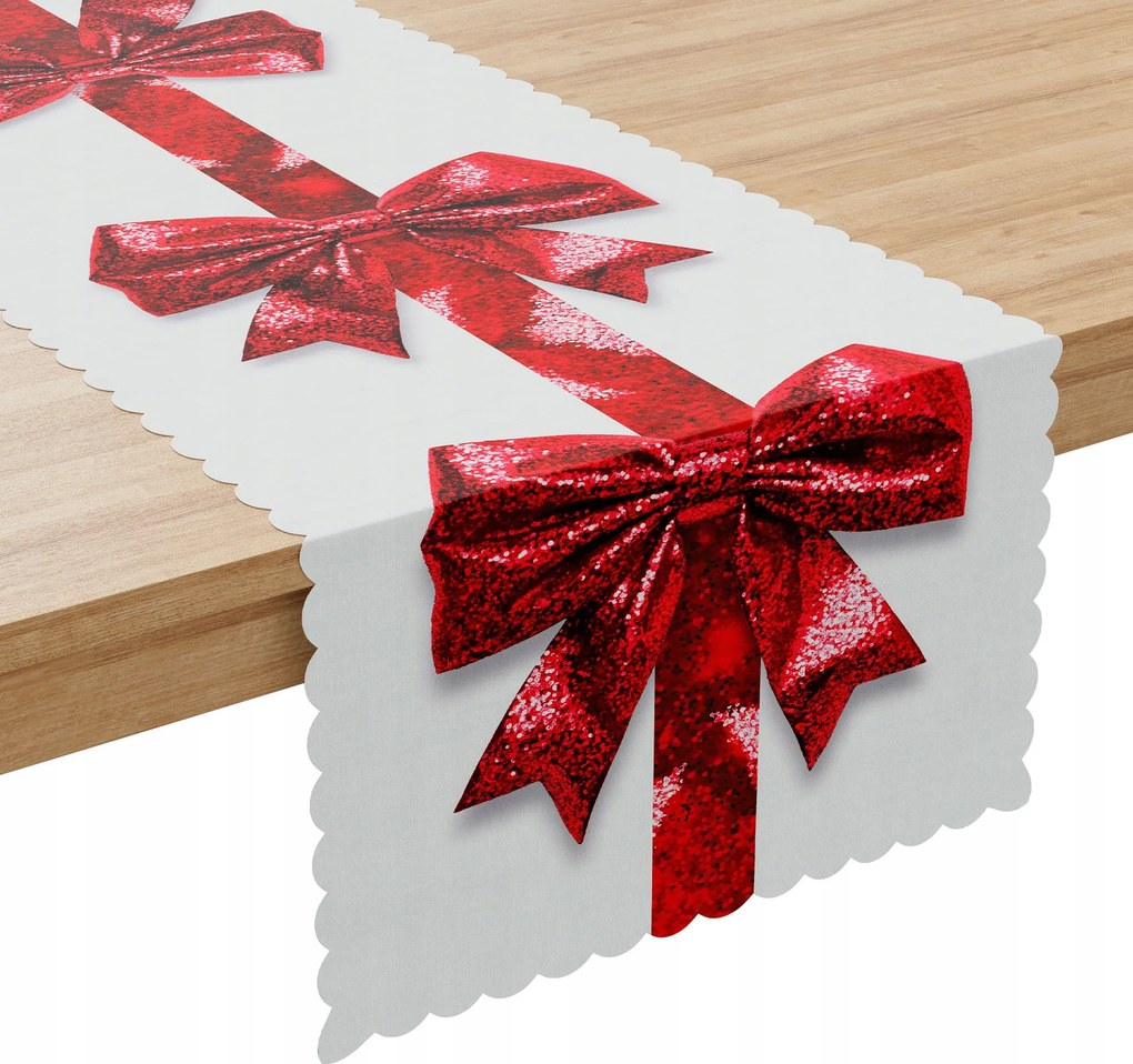 Csillámos Masni Nina Vízálló futófelület, 38x160cm, fehér