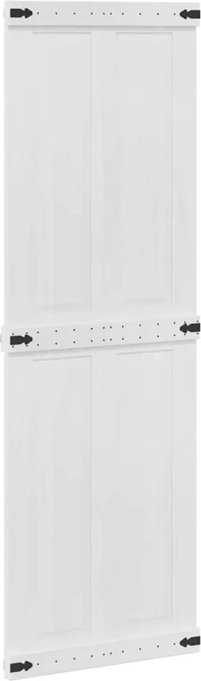 vidaXL Ajtó Corona Fehér 70 x 210 cm Faanyag