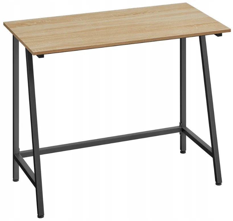 Dolgozószobai szett íróasztal TAYLOR SONOMA 100x50 cm + irodai szék AVOLA ökobőr fekete