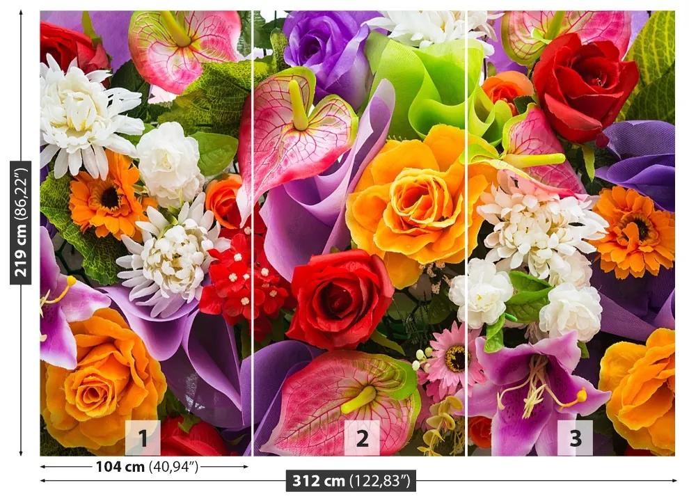 Fotótapéta virágok 104x70 cm