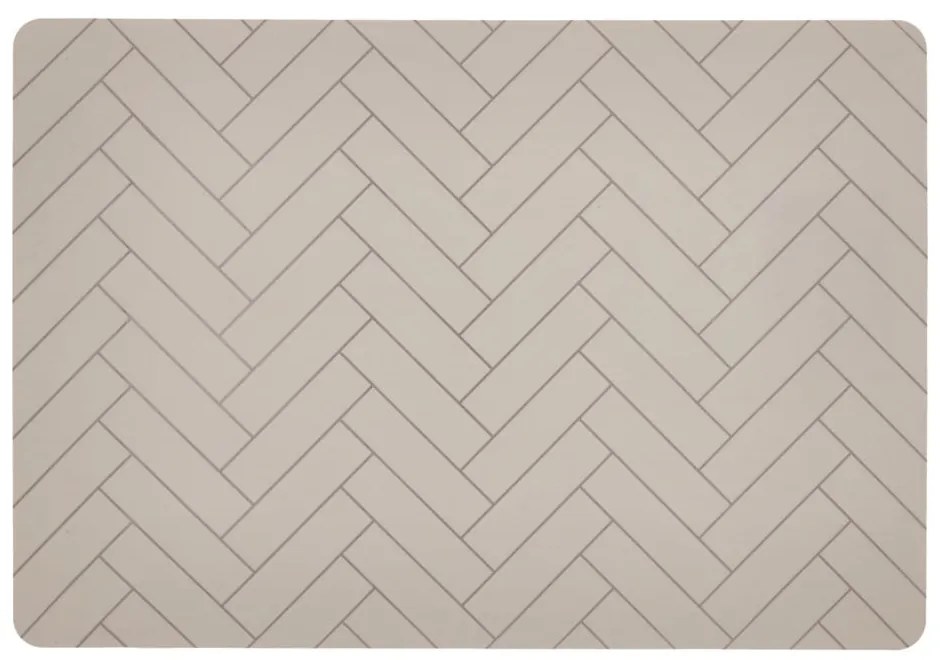 Tiles bézs szilikon tányéralátét, 33 x 48 cm - Södahl