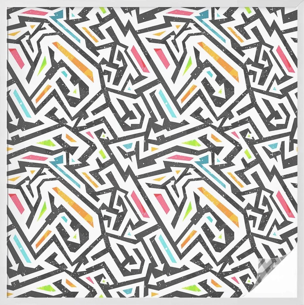 Szélvédőfólia Adatvédelem Absztrakt geometria 100x100