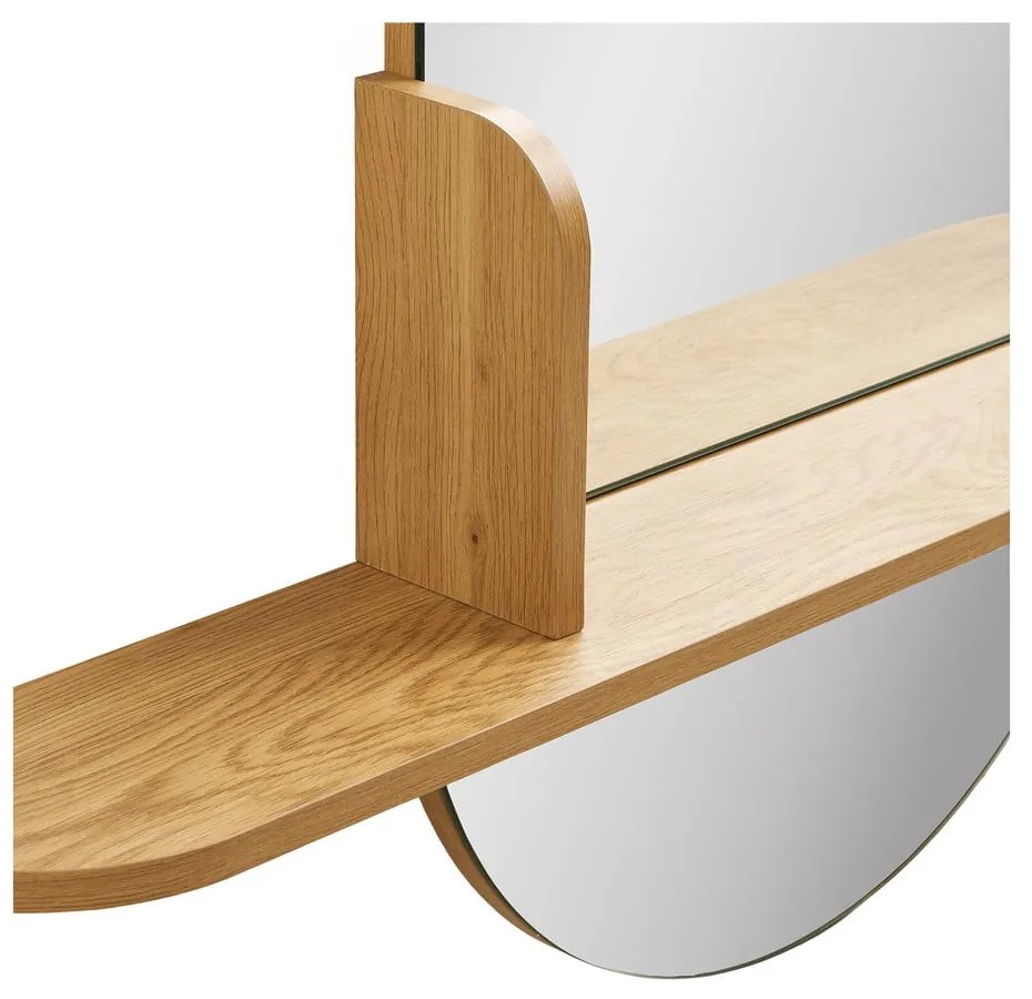 Fali tükör polccal 92x94,5 cm Barco – House Nordic