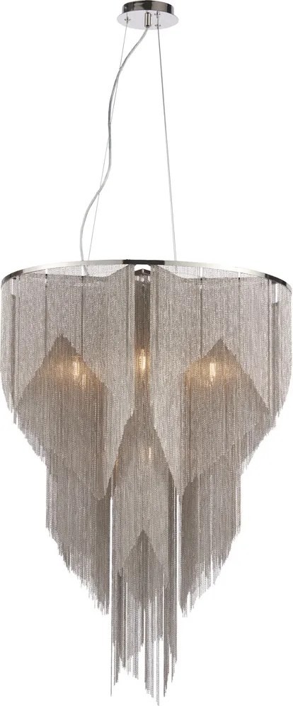 ENDON 76512 LOIRE Modern Függesztett Lámpa Nickel-Nero E14 IP20