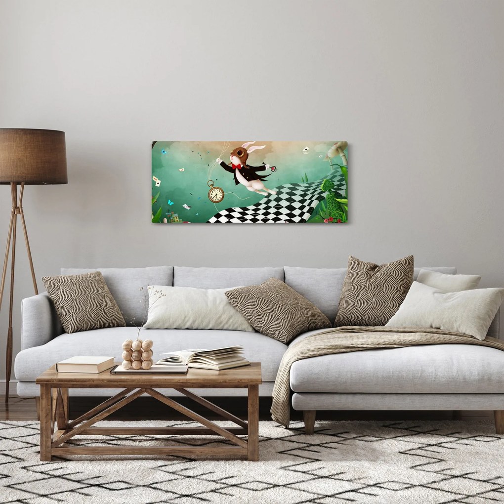 Kép - fantázia nyuszi (120x50 cm)