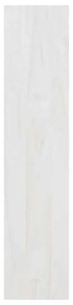 fehér tömör fenyőfa könyvszekrény/térelválasztó 100 x 30 x 135,5 cm