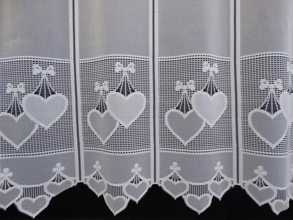 Mg Irigység Szív panel fehér 33087 100x90cm K