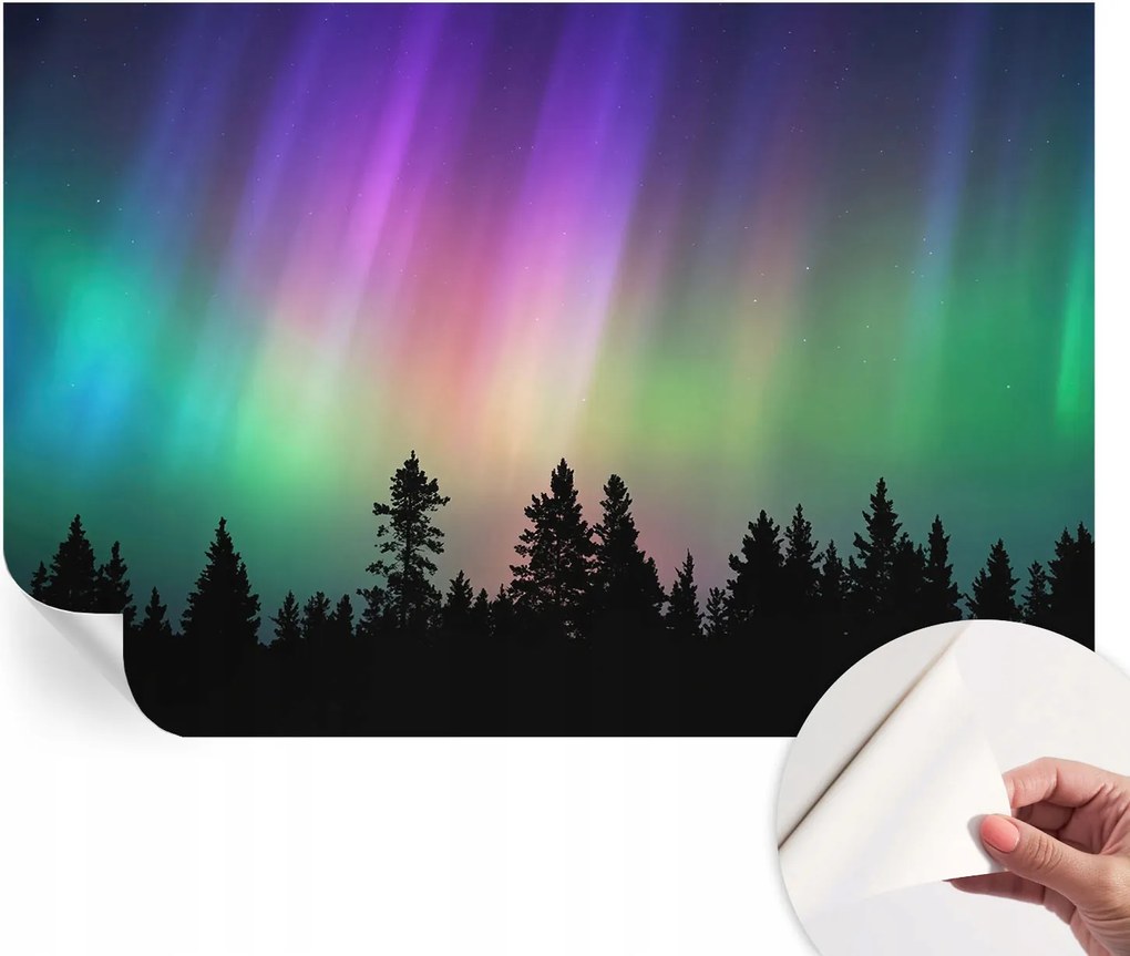 Dekoratív öntapadós fotótapéta irodába Varázslatos égbolt 104x70 cm