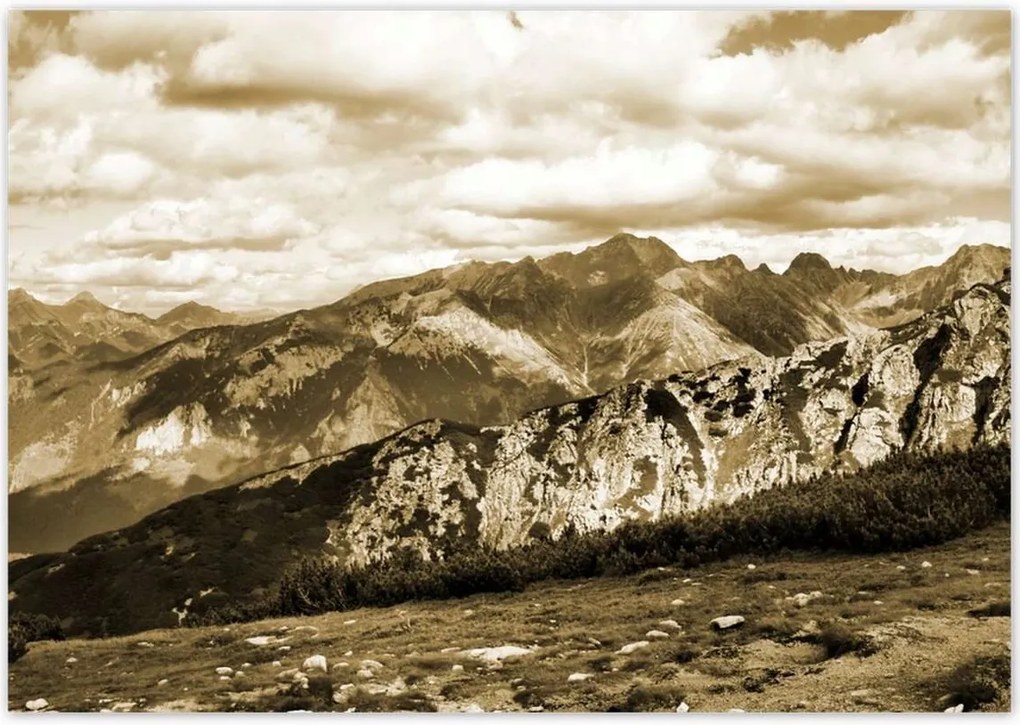 Poszterek 100x70 Tátra Lengyel hegyek Kilátás