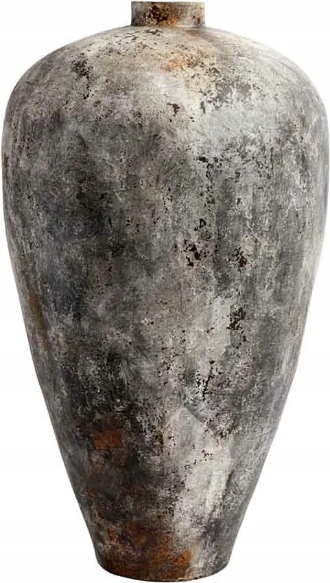 Muubs Echo Terrakotta Dekorációs Váza 100 cm Rozsdaszürke