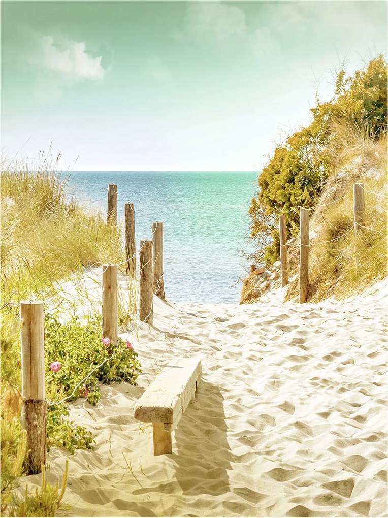 Flizelin fotótapéta Tenger és dűnék pihentető táj 184x254 +ragasztó