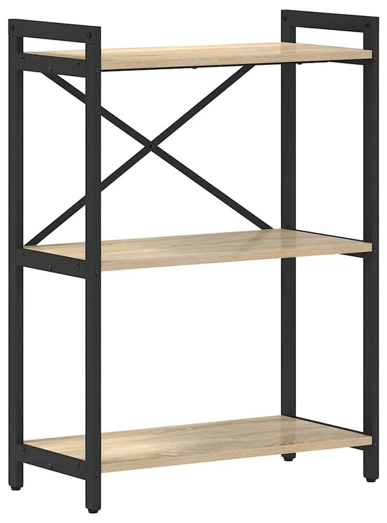 Könyvszekrény sonoma tölgy 60 x 30 x 83 cm Faanyag