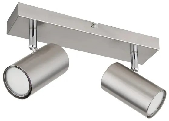 Globo 57911-2 - spotlámpa ROBBY 2xGU10/25W/230V matt króm