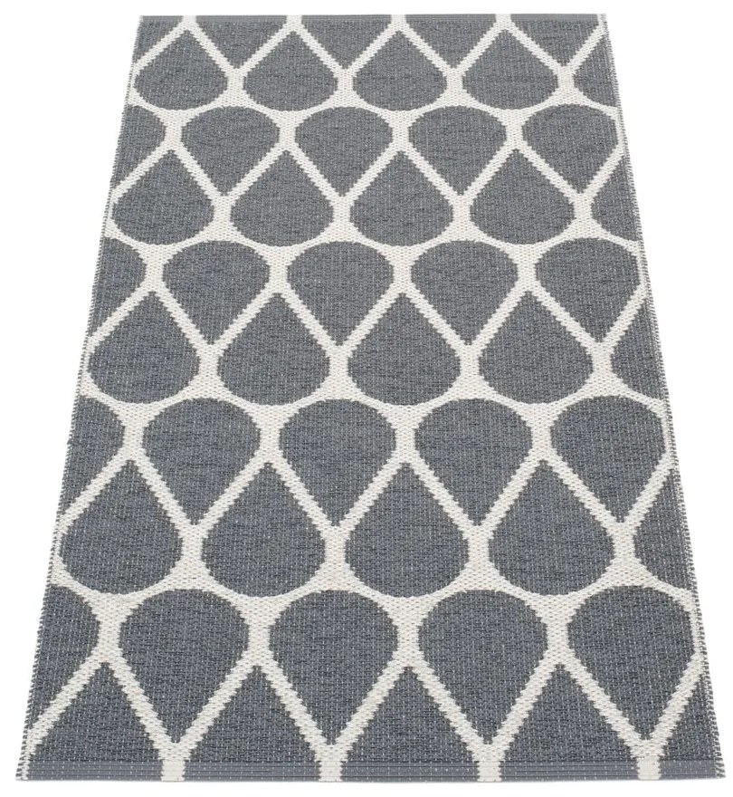 Sötétszürke kültéri-beltéri szőnyeg 70x140 cm Otis Granit – Pappelina