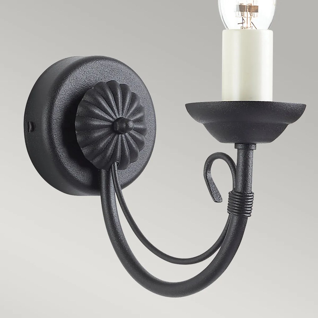 Elstead klasszikus fali lámpa chartwell fekete elsch1-black