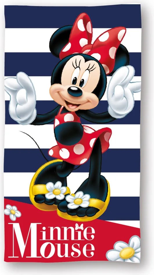 Disney Minnie Polka Style fürdőlepedő, strand törölköző 70x140cm (Fast Dry)