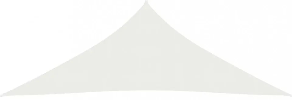 fehér HDPE napvitorla 160 g/m² 4,5 x 4,5 x 4,5 m