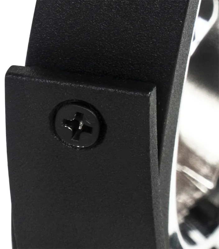 Sínrendszer 3 fekete spotlámpával, 1 fázisú - Go