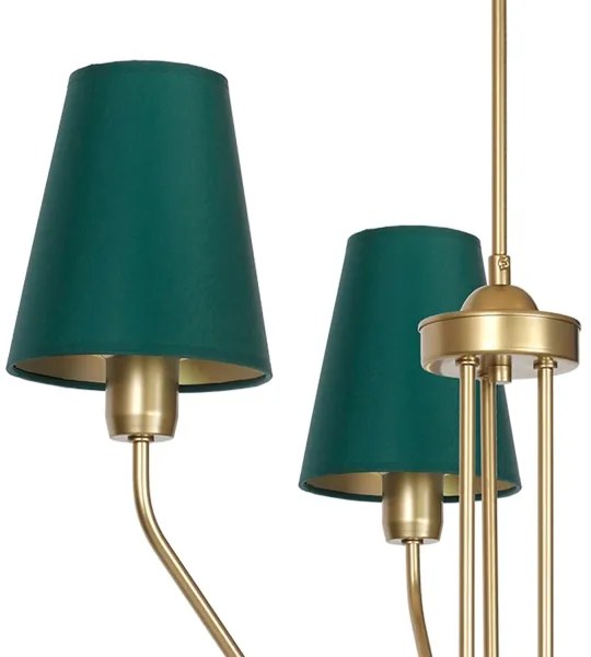 Csillár rúdon VICTORIA 3xE27/60W/230V zöld