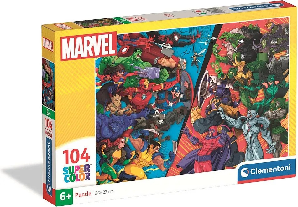 Marvel VS Villains 104 db-os puzzle Clementoni