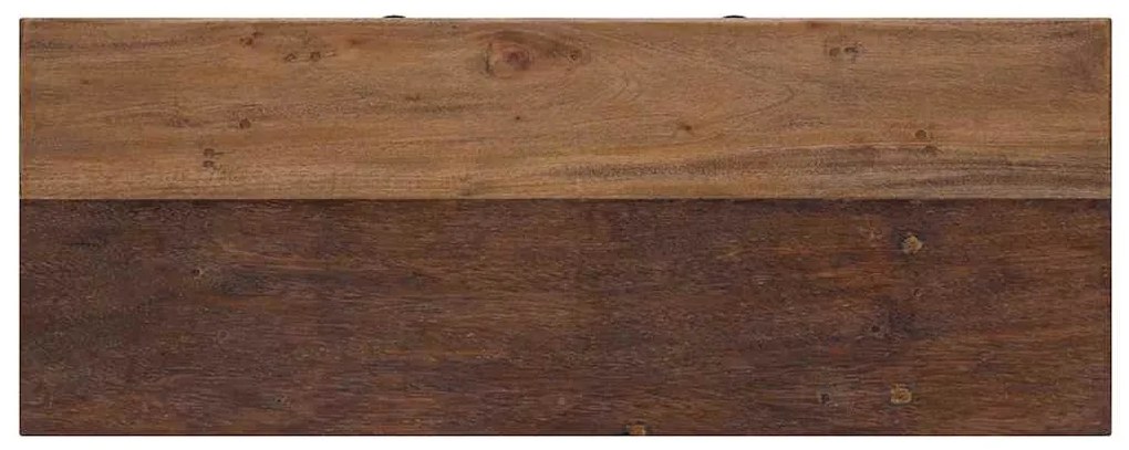 vidaXL vegyes újrahasznosított fa konzolasztal 80 x 35 x 80 cm