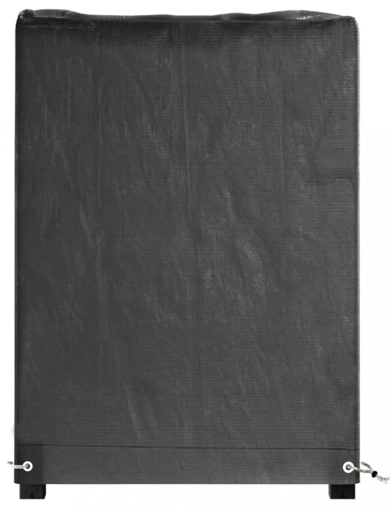 2 db téglalap alakú kerti bútorhuzat 8 fűzőlyukkal 125x55x75 cm