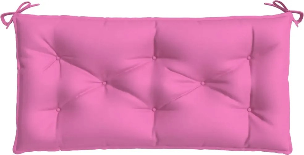 vidaXL rózsaszín szövet kerti padpárna 110 x 50 x 7 cm