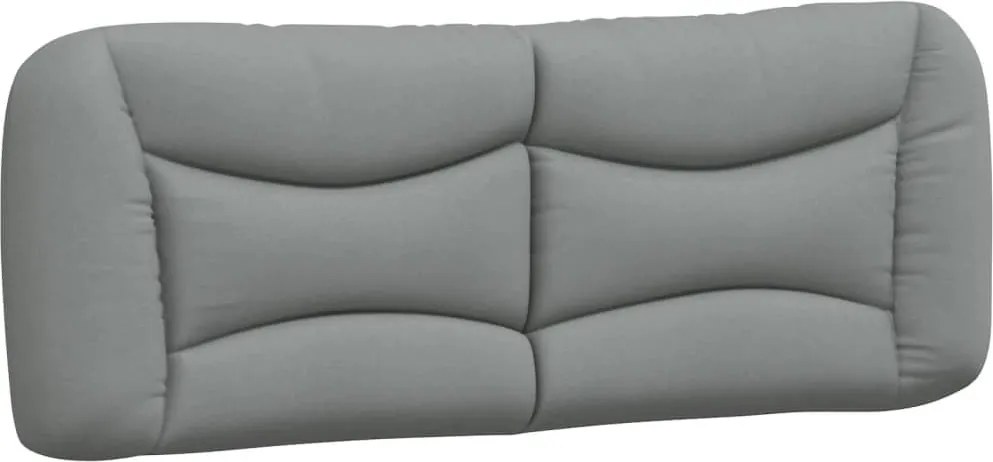 világosszürke szövet fejtámla párna Hvar 140 cm