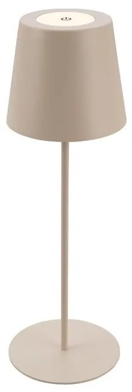 Briloner 7508011 - LED dimmelhető, újratölthető asztali lámpa LED/2,5W/5V IP44 bézs