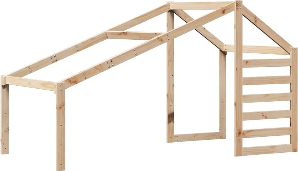 vidaXL tömör fenyőfa gyerekágytető 198 x 97 x 113 cm