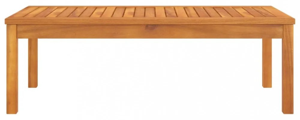 tömör akácfa dohányzóasztal 100 x 50 x 33 cm