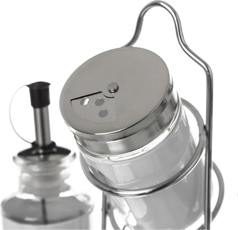 Ecet- és olajtartó készlet állvánnyal 4 db-os – Casa Selección