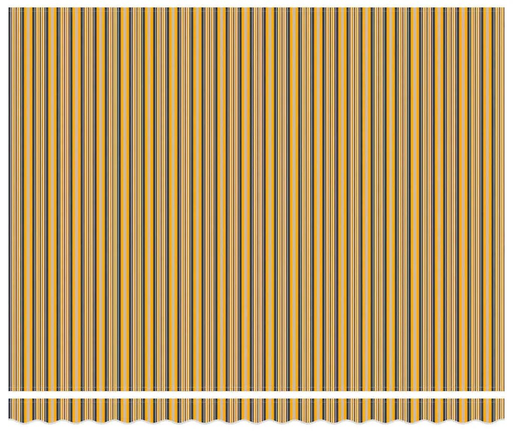 Behúzható napellenző Sokszínű 400 ×350 cm szövet