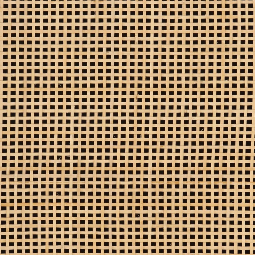 fekete tömör mangófa és vas éjjeliszekrény 40 x 30 x 50 cm