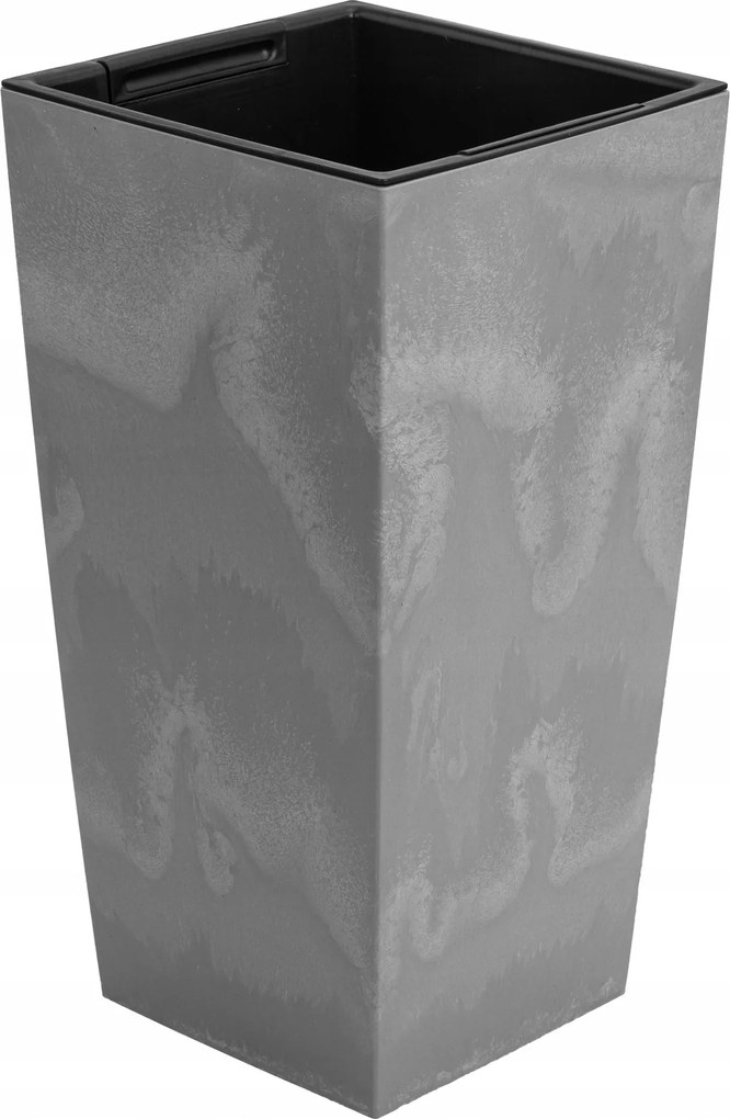 Virágtartó betét magas 29,5x29,5x55 cm beton