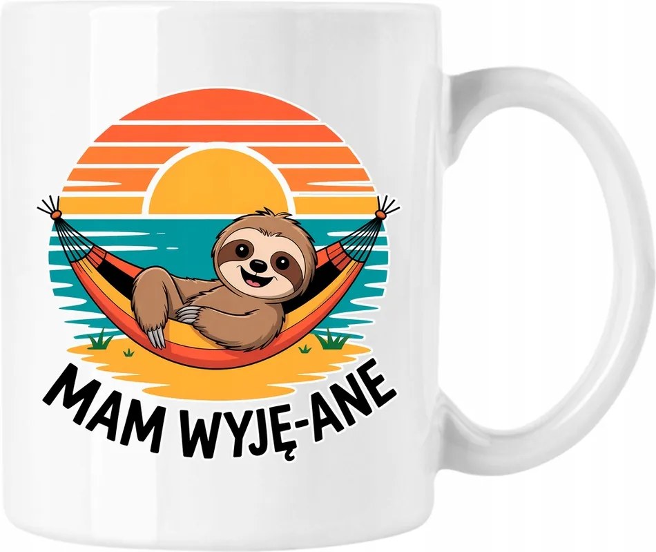 Bögre lajhár lusta mém vicc 2 Fehér 330ml