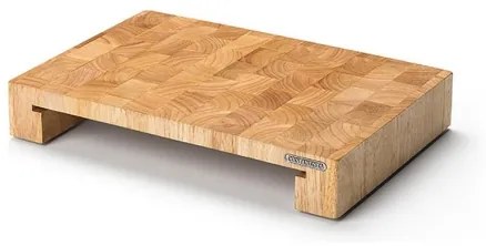 Continenta C4026 - Konyhai vágódeszka tálcával, 39x27 cm, gumifa