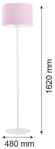 Argon 4132 - Állólámpa MAGIC 1xE27/15W/230V rózsaszín/fehér