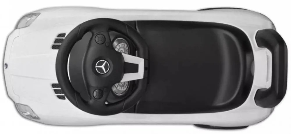 Mercedes benz toló gyerekek autó fehér