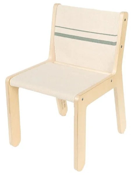 Bézs-natúr színű gyerek szék Vintage Blue – Lorena Canals