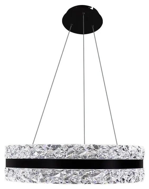 LED dimmelhető függeszték kábellel LED/80W/230V 3000-6500K fekete + DO