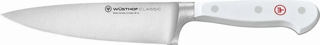 Wusthof Classic White Santoku 16 cm mélyedésekkel