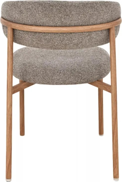 Elton II étkezőszék cappuccino/tölgy