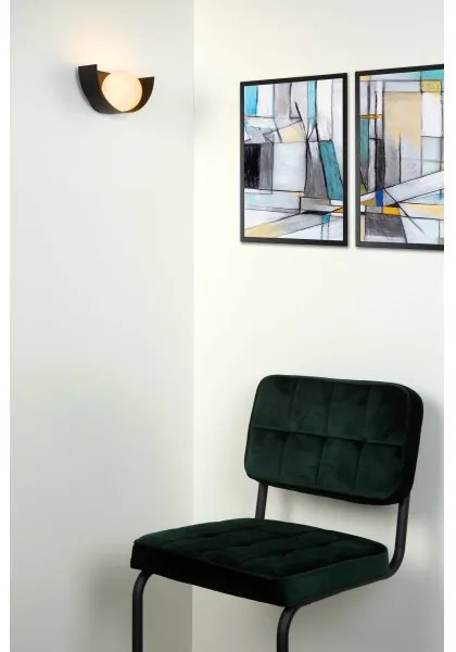 Lucide 45201/01/30 - Fali lámpa BENNI 1xG9/28W/230V fekete