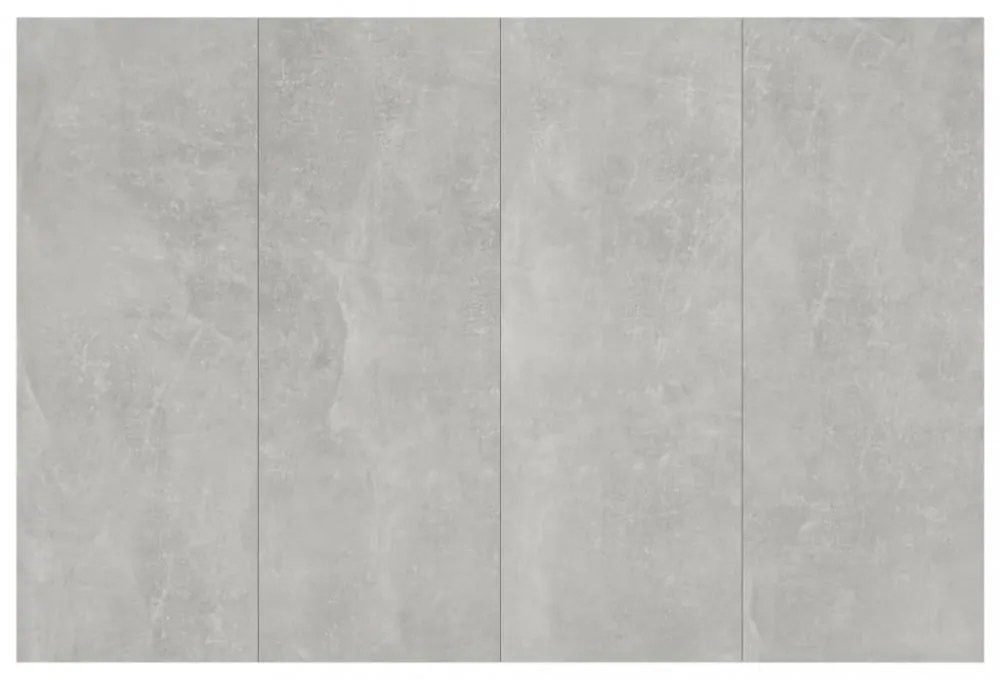 betonszürke szerelt fa ágyfejtámla szekrényekkel