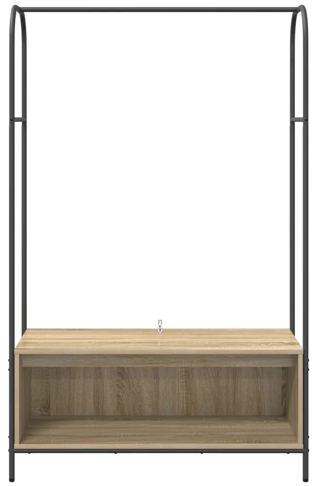 Polcos ruhatartó Sonoma tölgy 100x44x160 cm