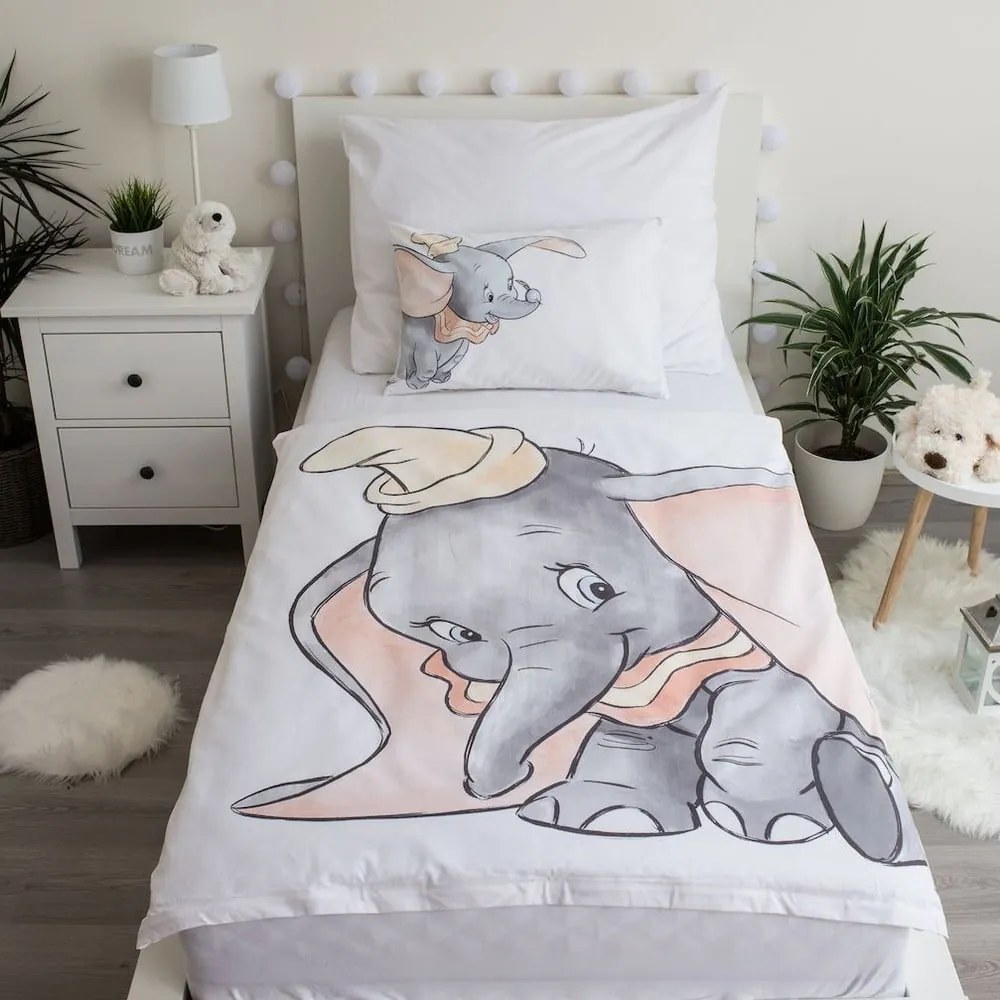Pamut ágyneműhuzat babaágyhoz 100x135 cm Dumbo – Jerry Fabrics