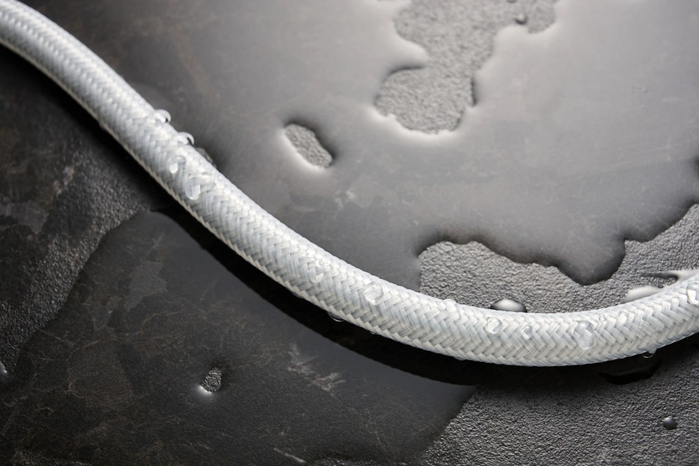 Hansgrohe Designflex, textil zuhanycső 1250 mm, fehér matt, HAN-28220700