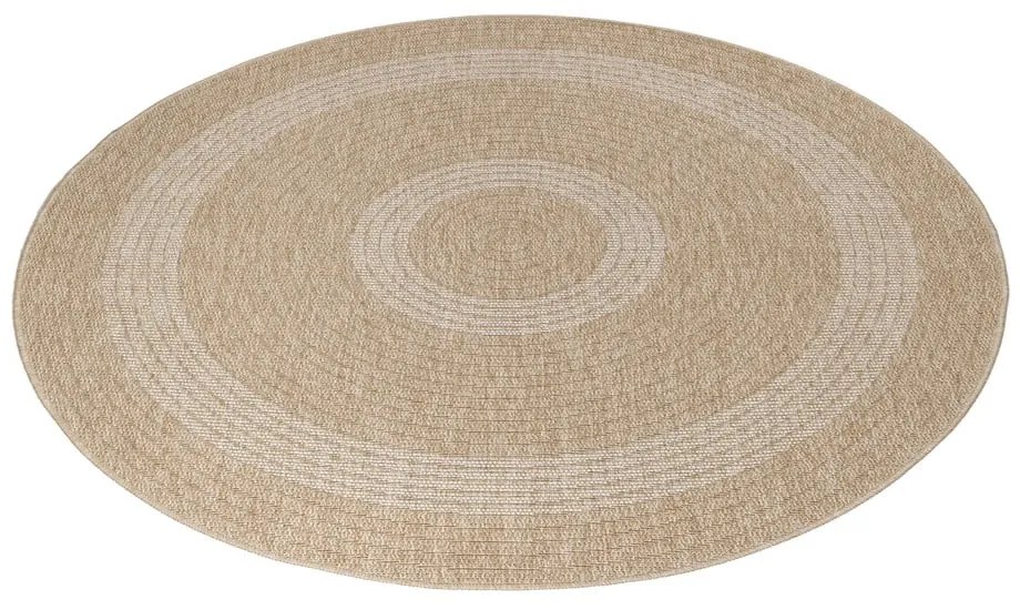 Bézs kerek kültéri szőnyeg ø 160 cm Comilla – Ayyildiz Carpets